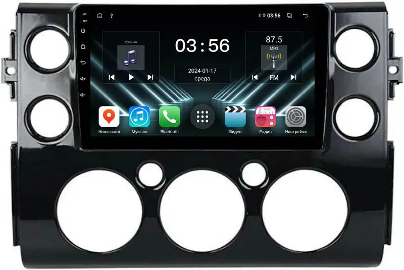 Штатная магнитола для Toyota FJ Cruiser 2007-2018 на Android 13 - FarCar (D/DX3246M)