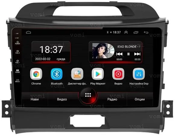 Штатная магнитола VOMI AK325R9-MTK Kia Sportage R 2010-2016 на Android 10