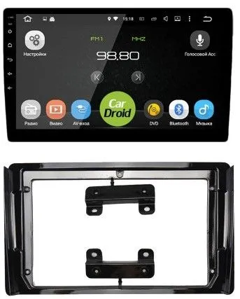 Штатная магнитола CarDroid RD-1132F для Toyota Highlander 4 2019+ (Android 10)