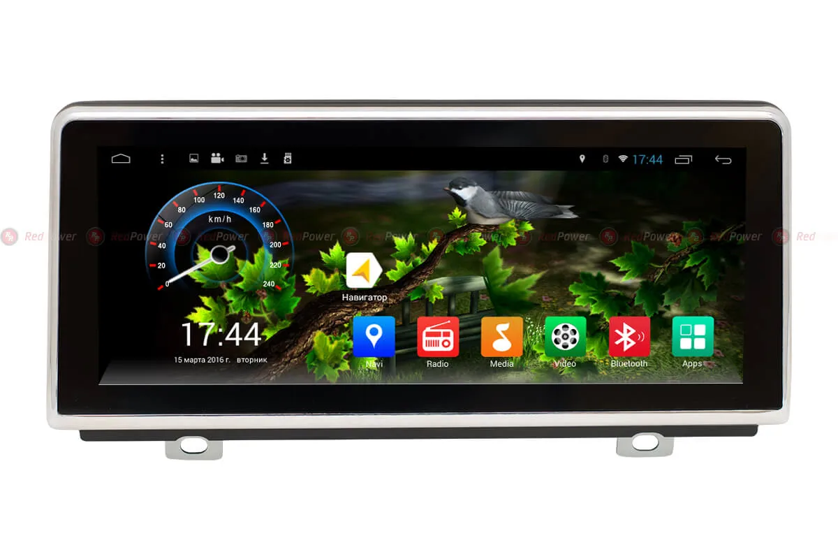 Штатное головное устройство RedPower 31101 IPS на Android 6.0+ для BMW X1 (2015+)