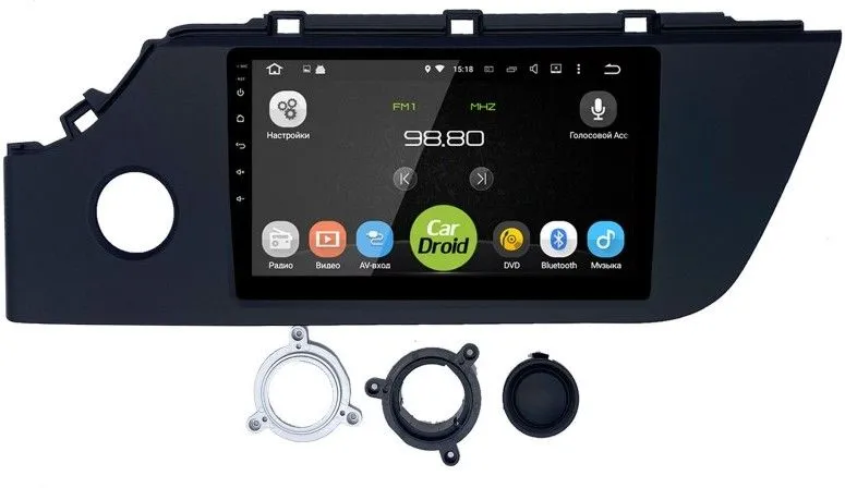 Штатная магнитола CarDroid RD-2324F для KIA RIO K2, 2020+ (Android 10)