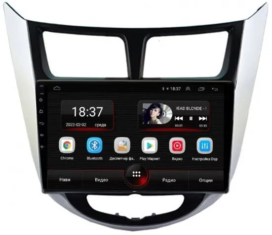 Штатная магнитола на Android 10 VOMI AK476R9-MTK для Hyundai Solaris 2010-2016