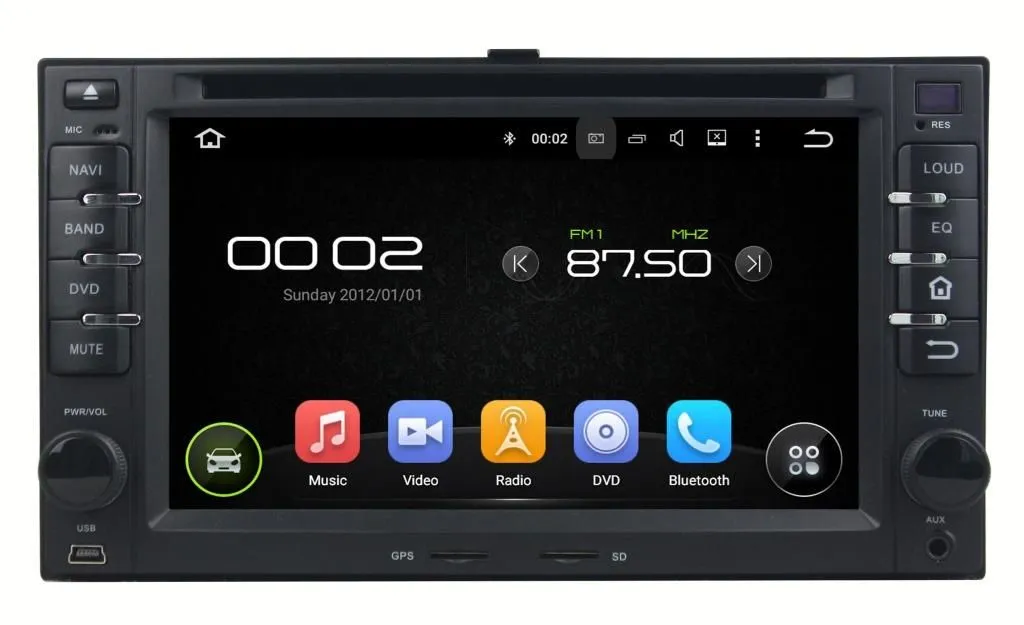 Штатная автомагнитола Android 10 Carmedia XN-6227-P30 для KIA 188x102мм