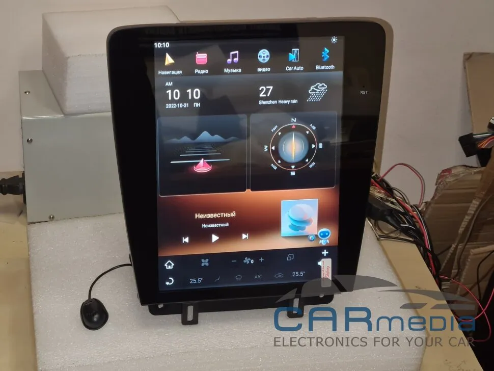 Магнитола Tesla для Ford Mustang Old (кондиционер) на Android - Carmedia ZF-1258M-Q6
