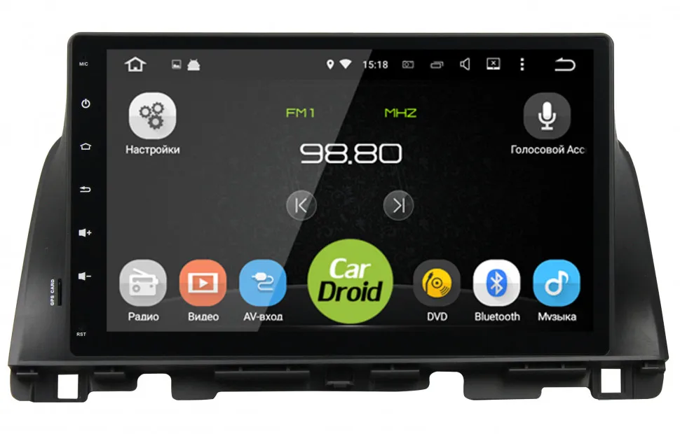 Штатная магнитола Roximo CarDroid RD-2325D-M18 для KIA Optima 2016 (авто c MP3 без CD) (Android 9.0) DSP