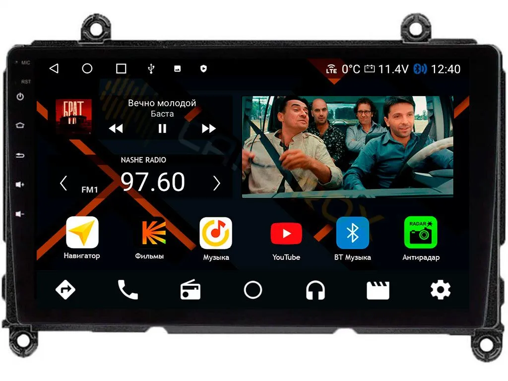 Штатная магнитола Toyota Hiace H300 2019+ (9 дюймов) на Android 11, DSP, 4G, IPS / QLED 2K, Carplay - Cardrox CD-4774