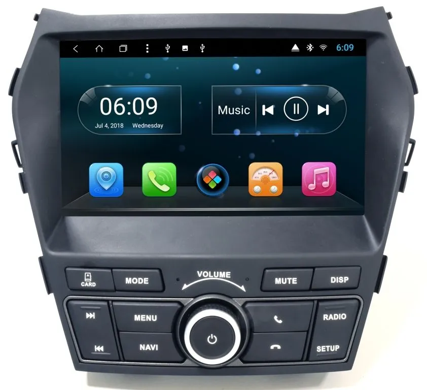 Штатное головное устройство для HYUNDAI Santa Fe 2012+ (DM), Grand Santa Fe 2014+ на Android 10 Carmedia KR-9235-S10 Штатное головное устройство для HYUNDAI Santa Fe 2012+ (DM), Grand Santa Fe 2014+ на Android 10 Carmedia KR-9235-S10