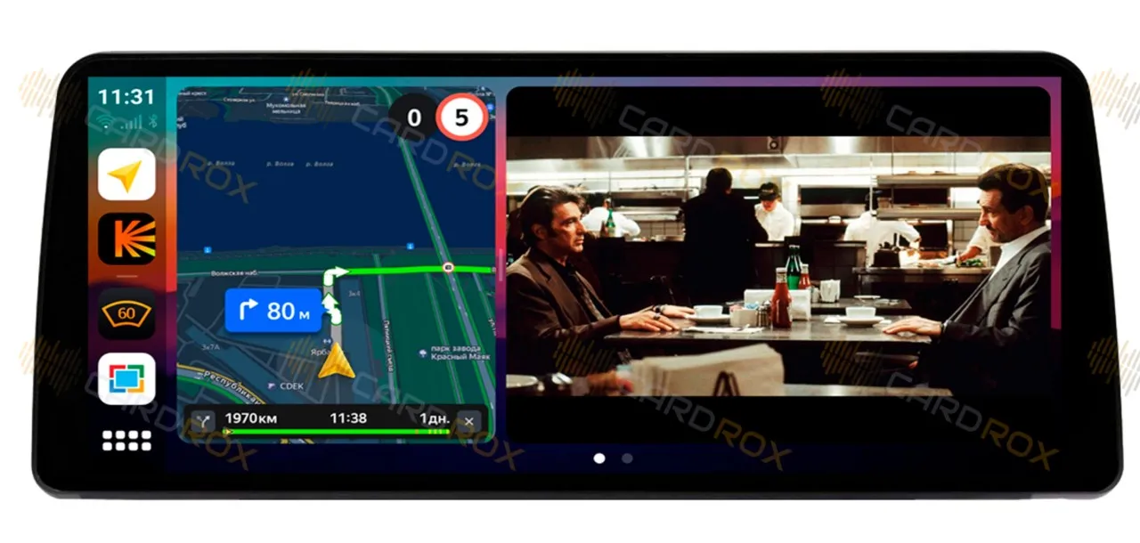Штатная магнитола Toyota Ractis 2010 - 2016 на Android 10, DSP, 4G, IPS, Carplay - Cardrox CD-4880-12 (12 дюймов)