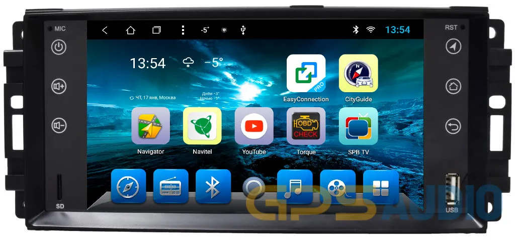 Штатное головное устройство Dodge, Jeep, Chrysler на Android 8.1 CARMEDIA KR-7145-T8 Штатное головное устройство Dodge, Jeep, Chrysler на Android 8.1 CARMEDIA KR-7145-T8