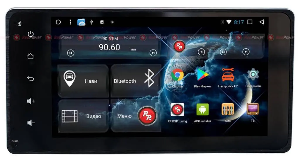 Автомагнитола штатная RedPower 51239 IPS DSP на Android 8.0 для Mitsubishi Universal (2013+)