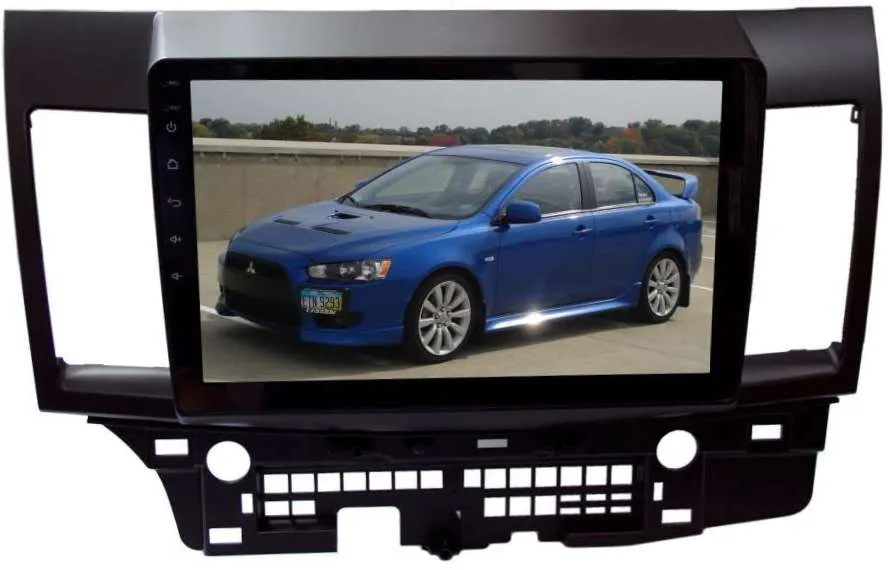 Штатная магнитола для Mitsubishi Lancer до 2014 г LeTrun 1932-3274 10 дюймов NS 2+16 Gb MTK-L Android 10.x DSP