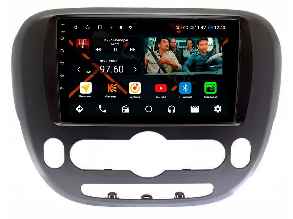 Штатная магнитола Kia Soul 2014-2018 климат-контроль на Android 11 - Cardrox CD-4400M