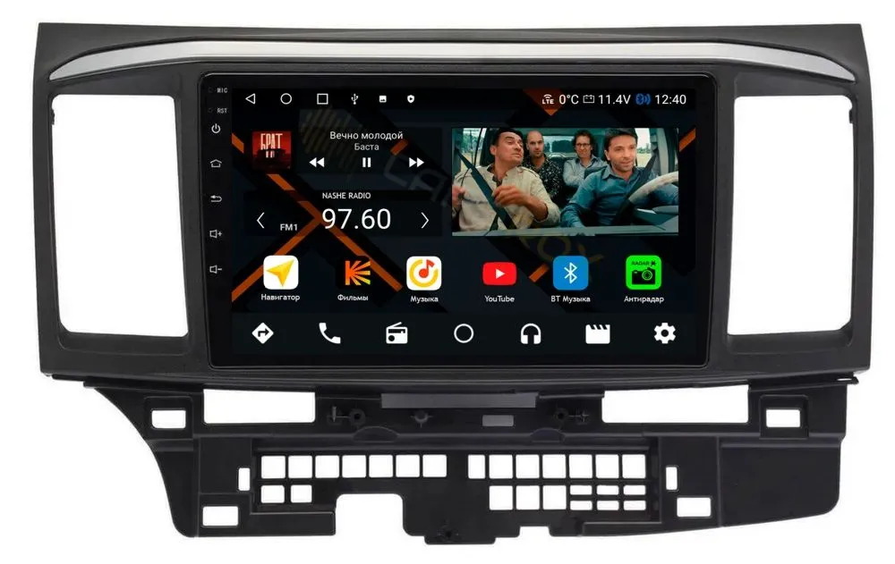 Штатная магнитола Mitsubishi Lancer X 2007-2015 (9 дюймов) на Android 11 - Cardrox CD-4625M