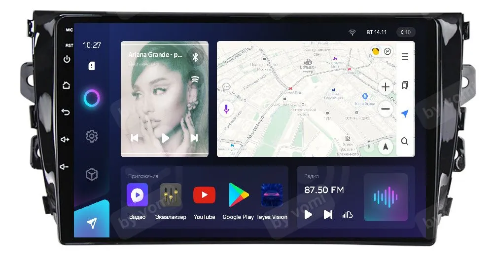 Штатная магнитола TEYES CC3L/CC3/CC3 2K для Zotye T600 2014+ на Android 10 TEYES-CC3-449R10