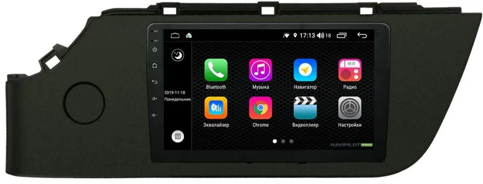Штатное головное устройство KIA Rio (2021-) 9 дюймов на Android 10 NaviPilot NPD10L-WTG-K1253-09