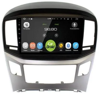 Штатная магнитола CarDroid RD-2017F для Hyundai Starex, H1 2016 (Android 10) DSP