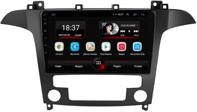 Штатная магнитола VOMI AK435R9-MTK Ford Galaxy 2 2006-2015, S-MAX 2006-2015 климат-контроль на Android 10