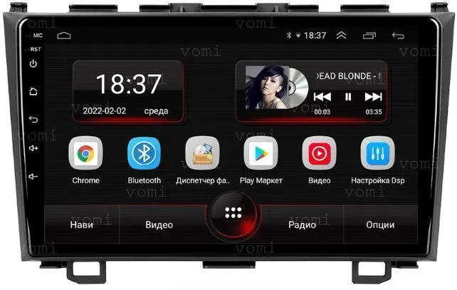 Штатная магнитола VOMI AK306R9-MTK Honda CR-V III 2006-2012 на Android 10