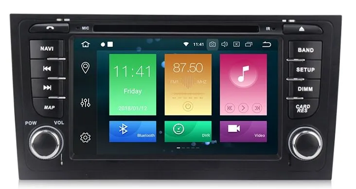 Штатная автомагнитола Audi A6 1998-2004 C5, ALLROAD 1998-2006 C5 Carmedia XN-A790-P5 Android 10 DSP