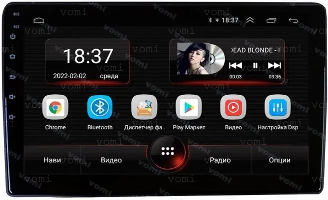 Штатная магнитола VOMI AK610R9-MTK-LTE-4-64 для Fiat Ducato 3 06.2006 - 02.2014 дорест на Android 10