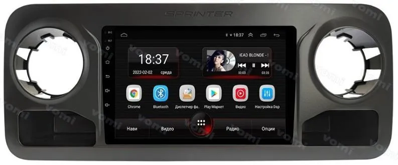 Штатная магнитола VOMI AK609R10-MTK Mercedes-Benz Sprinter 3 2018+ VS30 на Android 10