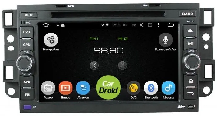 Штатная магнитола Roximo CarDroid RD-1301D для Chevrolet Captiva, Epica, Aveo (Android 9.0) DSP