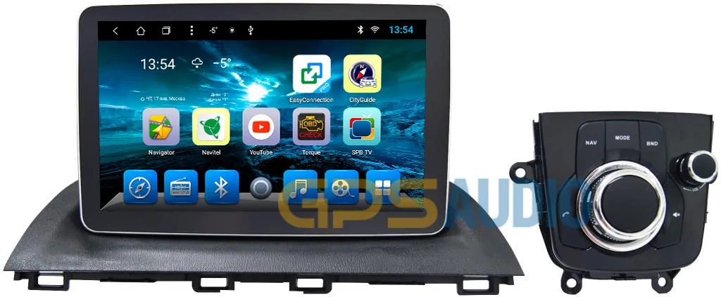 Штатное головное устройство Mazda 3 10.2013+ на Android 8.1 CARMEDIA KR-9065-T8