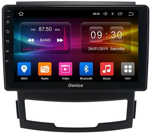 Штатная магнитола для SsangYong Actyon II 2011-09.2013, Korrando дорестайл на Android 10, DSP, HDMI, Интерьерная подсветка - Carmedia OL-9762-D