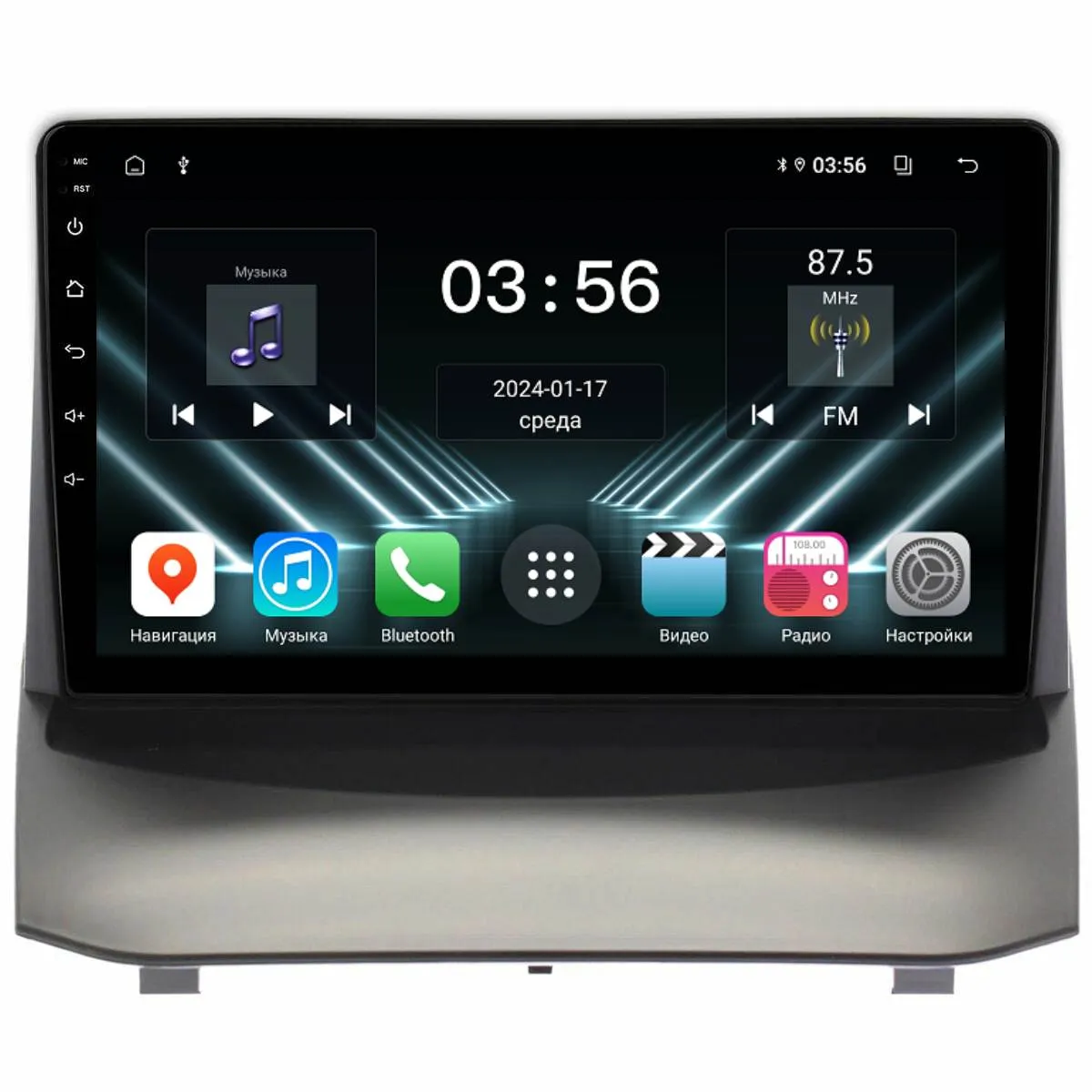 Штатная магнитола для Ford Fiesta 2008-2017 Type A на Android 13 - FarCar (D/DX3249M Type A)