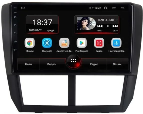 Штатная магнитола VOMI AK438R9-MTK Subaru Forester 3 12.2007-05.2013 на Android 10