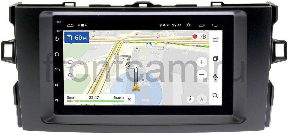 Магнитола Toyota Auris I 2006-2012 OEM (GT7-RP-TYAU15XB-176) на Android 10