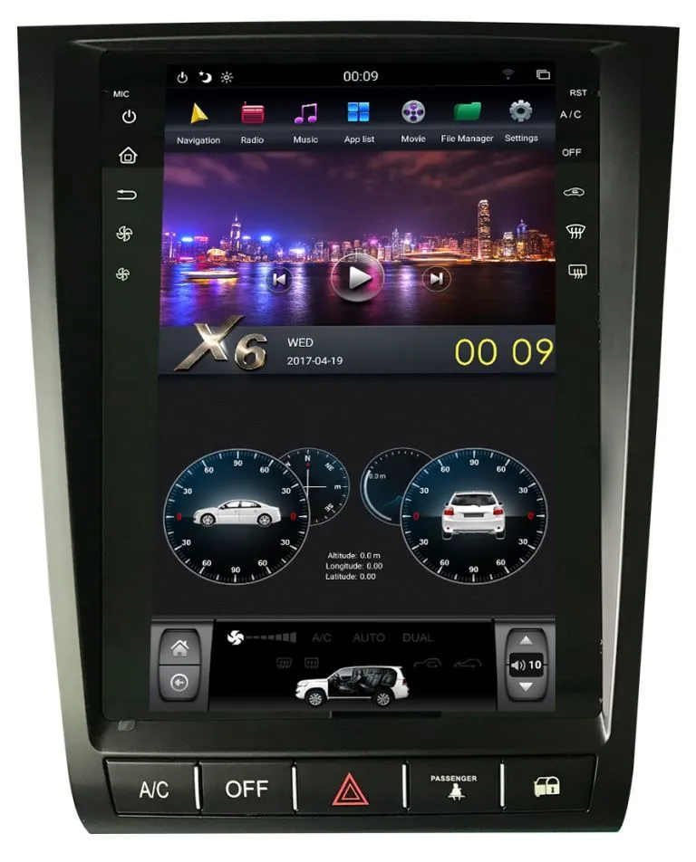 Магнитола Tesla для Lexus GS 2004-2011 на Android 8.1 CARMEDIA ZF-1252