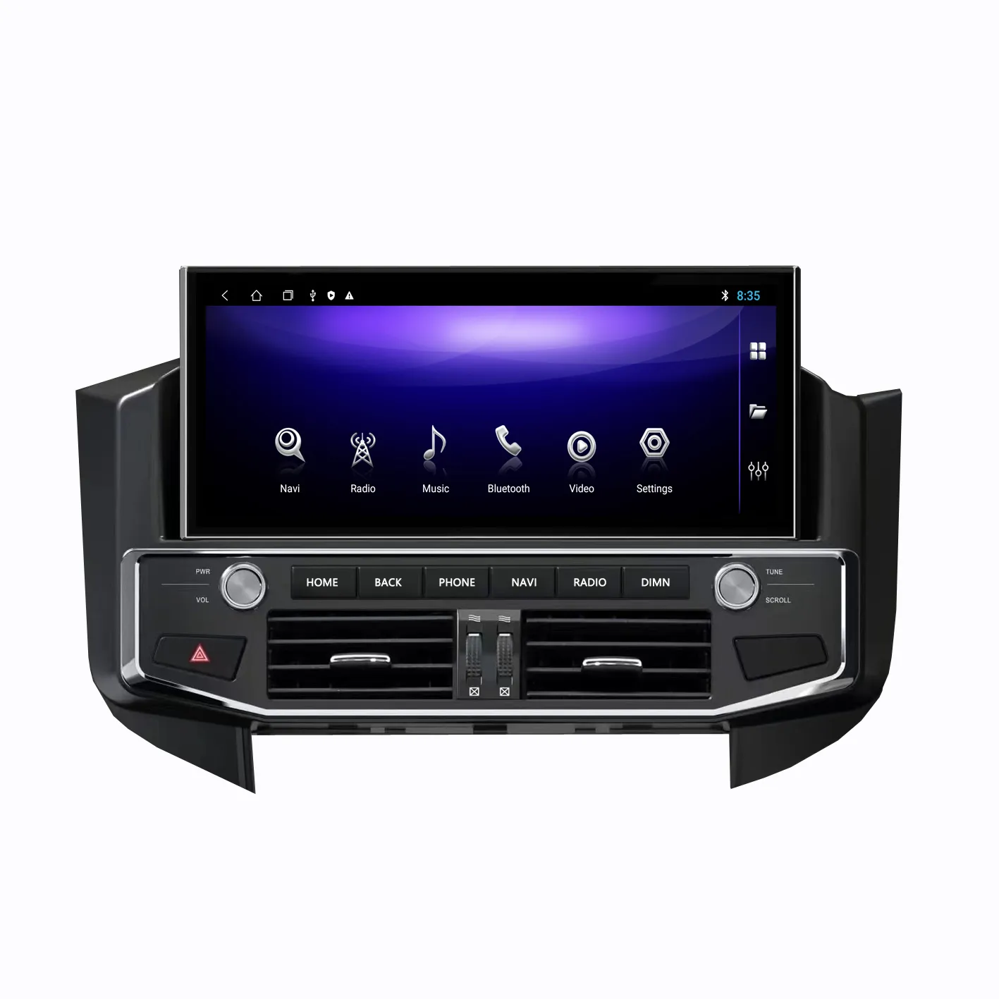 Штатная магнитола для Mitsubishi Pajero IV 2006-2015 (V97/V93) на Android 12 - Carmedia ZH-M1207
