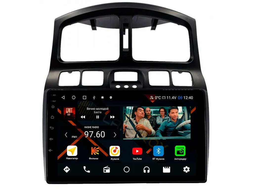 Штатная магнитола Hyundai Santa Fe 2002-2005 на Android 11 - Cardrox CD-4538M