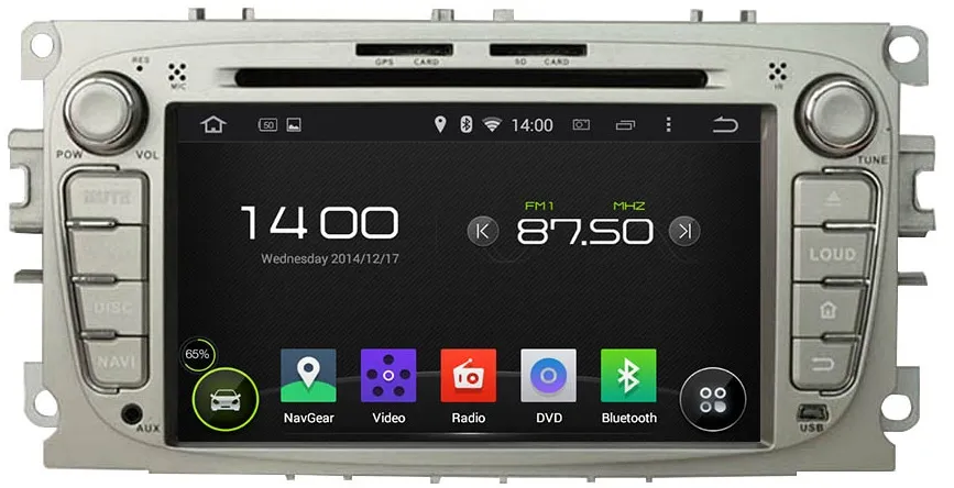 Штатное головное устройство Android 7.1 Newsmy KD-7052-P3-7 для FORD Focus Mondeo Galaxy