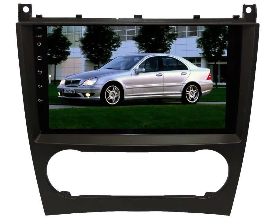 Магнитола Mercedes-benz C-class W203, CLC CL203, CLK-class W209, G-class W463 LeTrun 3369-4217 9 дюймов VT Android 10.x MTK-L 2+16 Gb ASP
