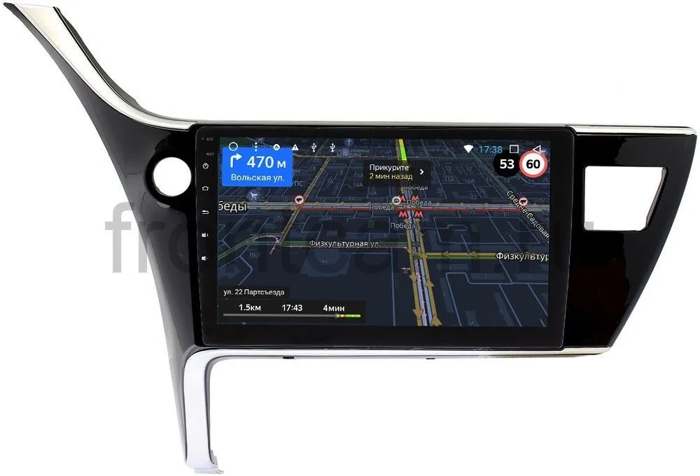 Штатная магнитола для Toyota Corolla XI 2016-2019 для авто без камеры OEM RS10-1135 на Android 9.1