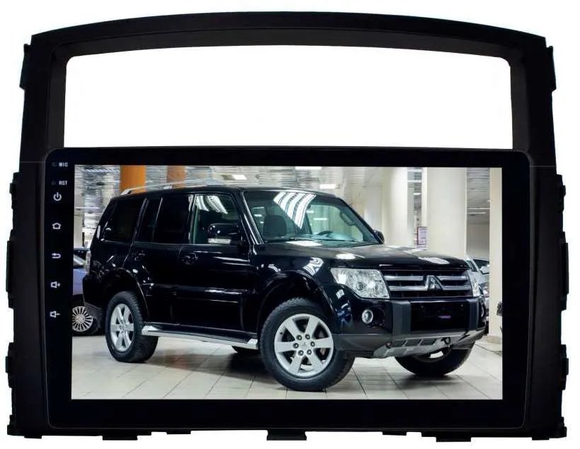 Штатная магнитола для Mitsubishi Pajero с 2006 года LeTrun 2663-3273 9 дюймов NS 2+16 Gb MTK-L Android 10.x DSP ++