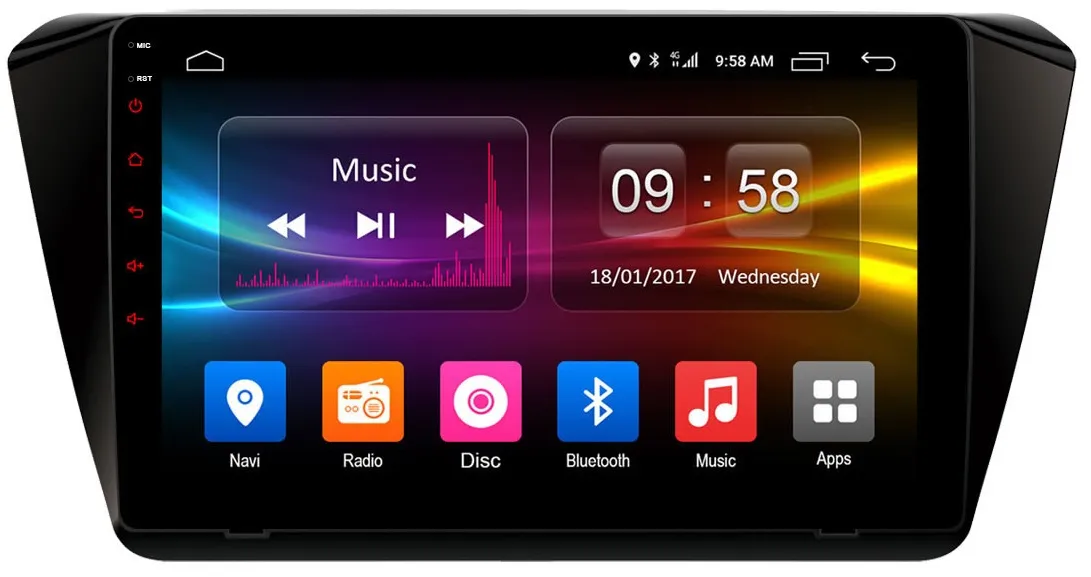 Штатная магнитола Ownice G10 S1917E для Skoda Superb B8 (Android 8.1.0)