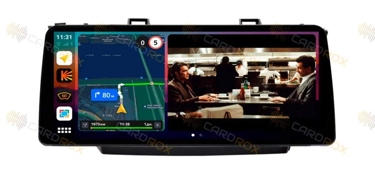 Штатная магнитола Toyota Prius Plus, Prius V 2011-2014 левый руль на Android 10, DSP, 4G, IPS, Carplay - Cardrox CD-4818-12 (12 дюймов)