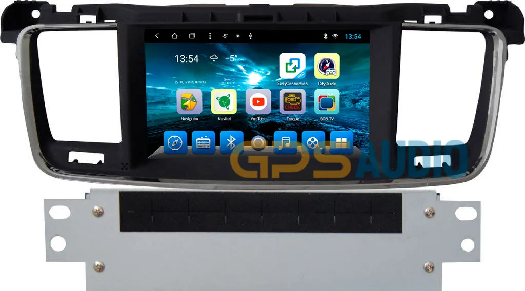 Головное устройство Peugeot 508 на Android 8.1 CARMEDIA KR-7068-T8