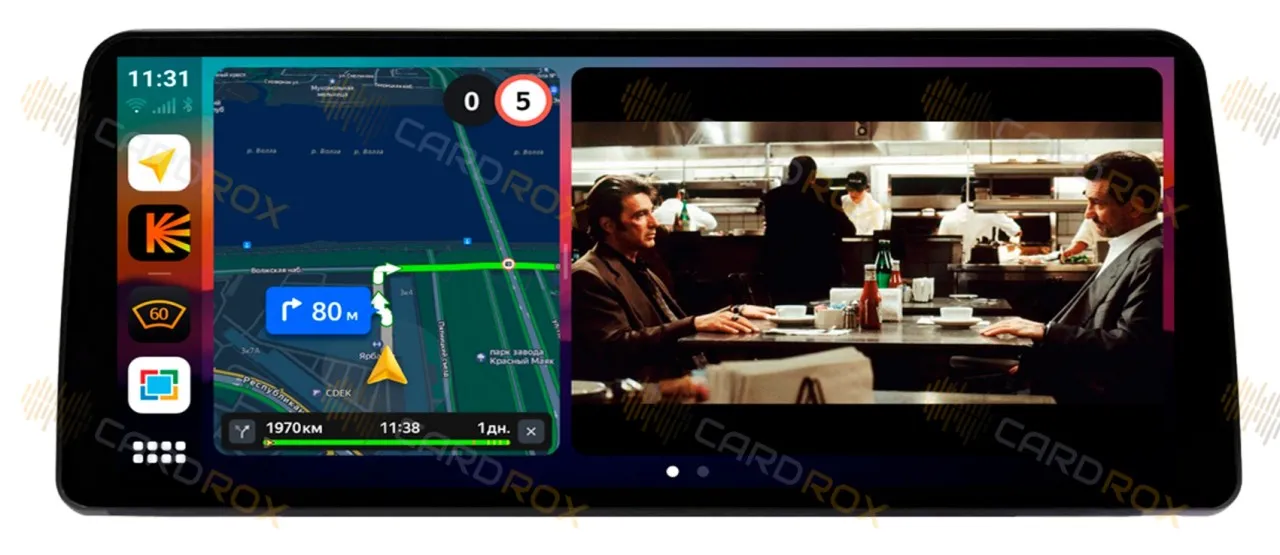 Штатная магнитола Газель Некст, ГАЗон Некст 2013-2023 на Android 10, DSP, 4G, IPS, Carplay - Cardrox CD-4852-12 (12 дюймов)