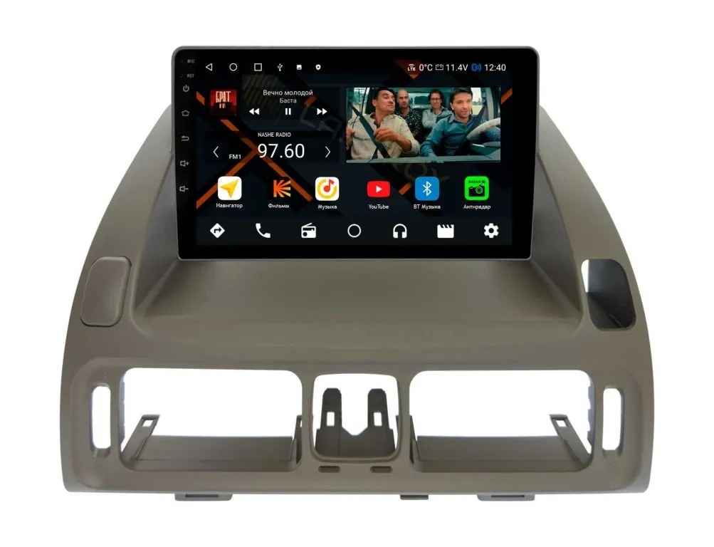 Штатная магнитола Toyota Progres 1998 - 2007 взамен верхнего дисплея на Android 11 - Cardrox CD-4842M