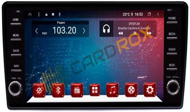 Штатная магнитола Toyota Ist 2002 - 2007 на Android 10 CARDROX FD-4450-TS10-6-128
