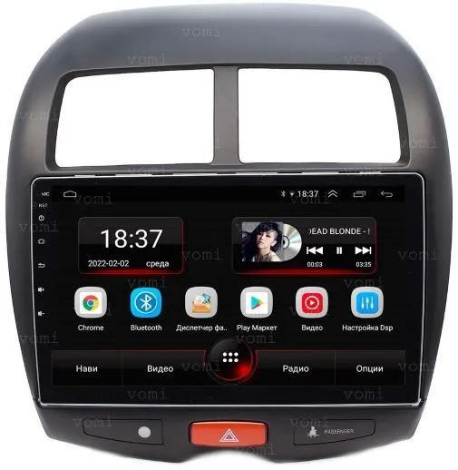 Штатная магнитола VOMI AK330R10-MTK Mitsubishi ASX 2010-2019 на Android 10