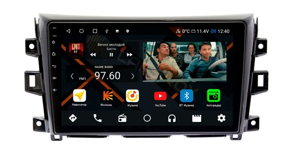 Штатная магнитола Nissan Navara 2014-2020 на Android 11 - Cardrox CD-4288M