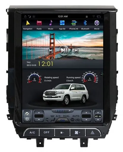 Магнитола Tesla для Toyota Land Cruiser 200 10.2015+ на Android 9.0 Carmedia ZF-1205-DSP Магнитола Tesla для Toyota Land Cruiser 200 10.2015+ на Android 9.0 Carmedia ZF-1205-DSP