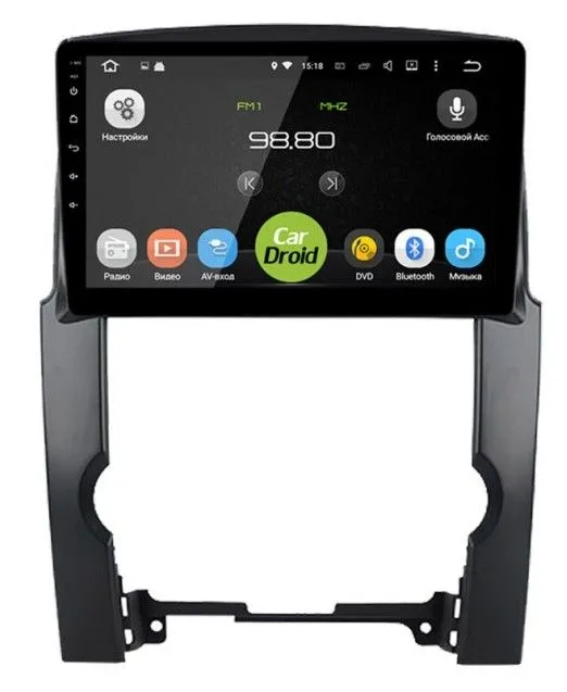 Штатная магнитола CarDroid RD-2302F для KIA Sorento 2, 2009-2012 (Android 10) Штатная магнитола CarDroid RD-2302F для KIA Sorento 2, 2009-2012 (Android 10)