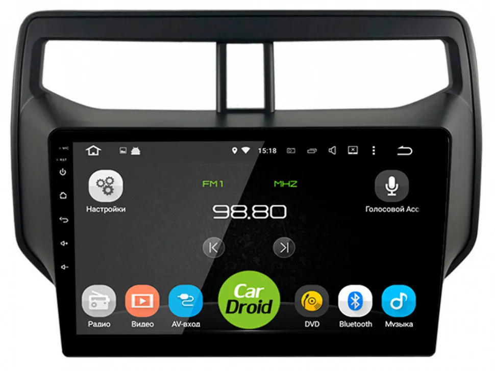 Штатная магнитола Roximo CarDroid RD-1107F для Toyota Rush, 2017-2023 (Android 10) DSP