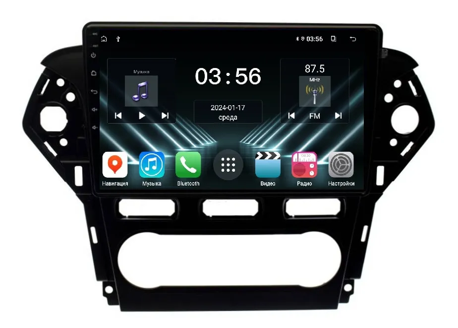 Штатная магнитола для Ford Mondeo 2010-2014 на Android 13 - FarCar (D/DX1231-2M черная)